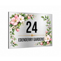 B257 Custom Personalised Address Metal Aluminium Plaque Sign Door House Gate