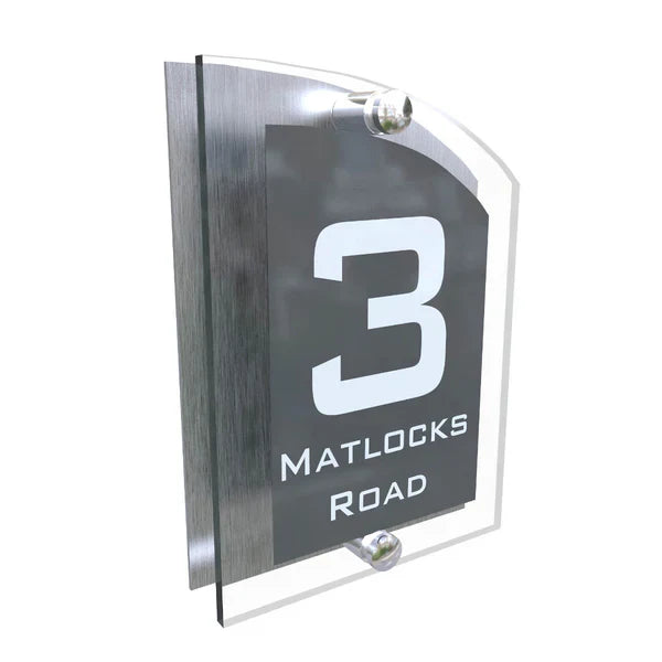 Arched home signs A5