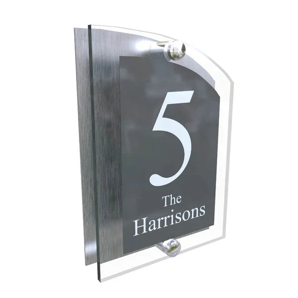 Arched home signs A5