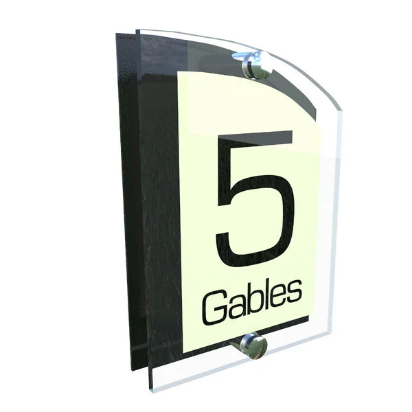 Arched home signs A5