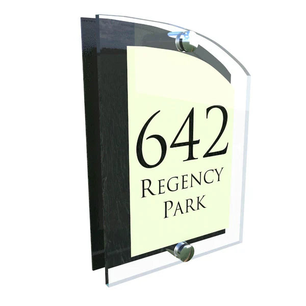 Arched home signs A5
