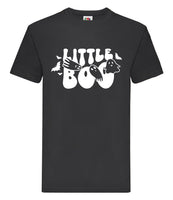 DTF011 Daddy And Me Halloween Little Boo Funny T-shirt Tee Black Joke