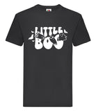 DTF011 Daddy And Me Halloween Little Boo Funny T-shirt Tee Black Joke