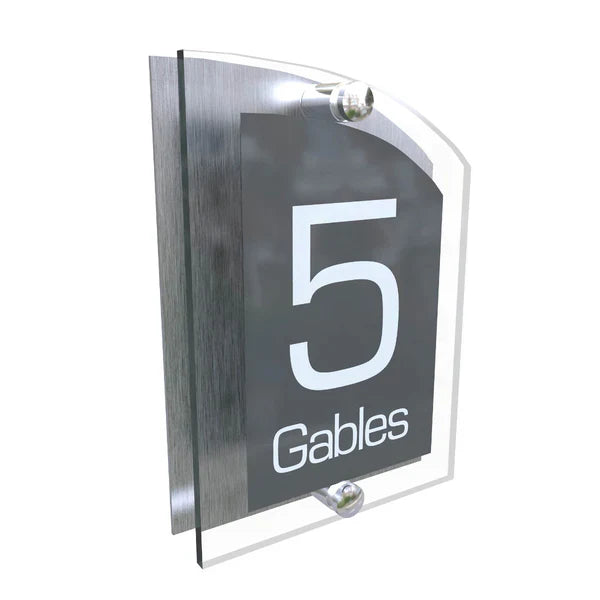 Arched home signs A5