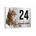 B253 Custom Personalised Address Metal Aluminium Plaque Sign Door House Gate