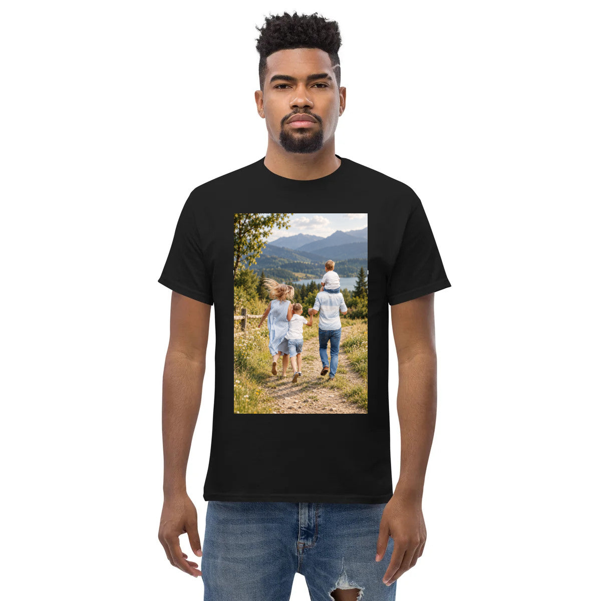 339 Custom PersonalisedYour Picture T-shirt Tee