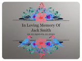 2274 Custom Personalised Memorial Funeral Grave Metal Aluminium Sign Plaque