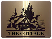 2319 The Cottage Door Gate Farm Address House Metal Aluminium Plaque Sign