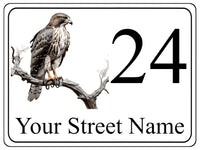 2281 Custom Personalised Address Eagle Door Gate Metal Aluminium Sign Plaque