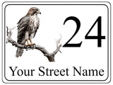 2281 Custom Personalised Address Eagle Door Gate Metal Aluminium Sign Plaque