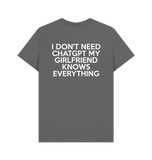 Slate Grey Printed T-shirt Back