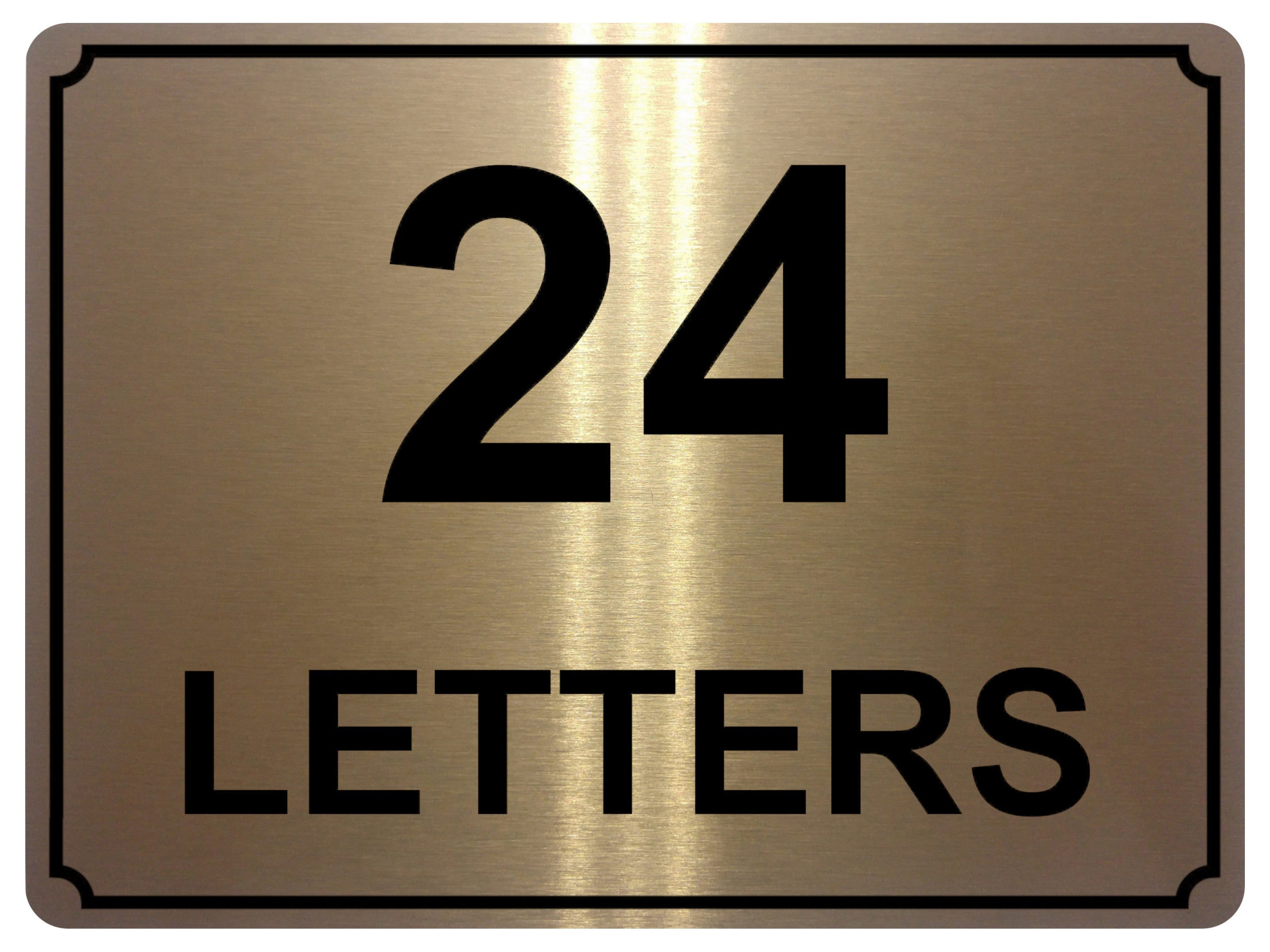 1909 Personalised LETTERS Number Metal Aluminium Sign Plaque Door House Office