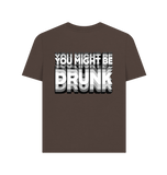 Chocolate Printed T-shirt Back