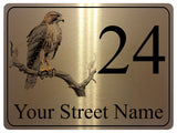 2281 Custom Personalised Address Eagle Door Gate Metal Aluminium Sign Plaque