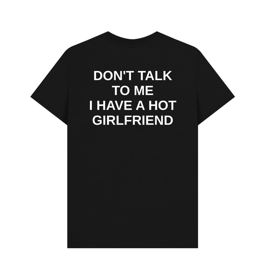 Black Printed T-shirt Back