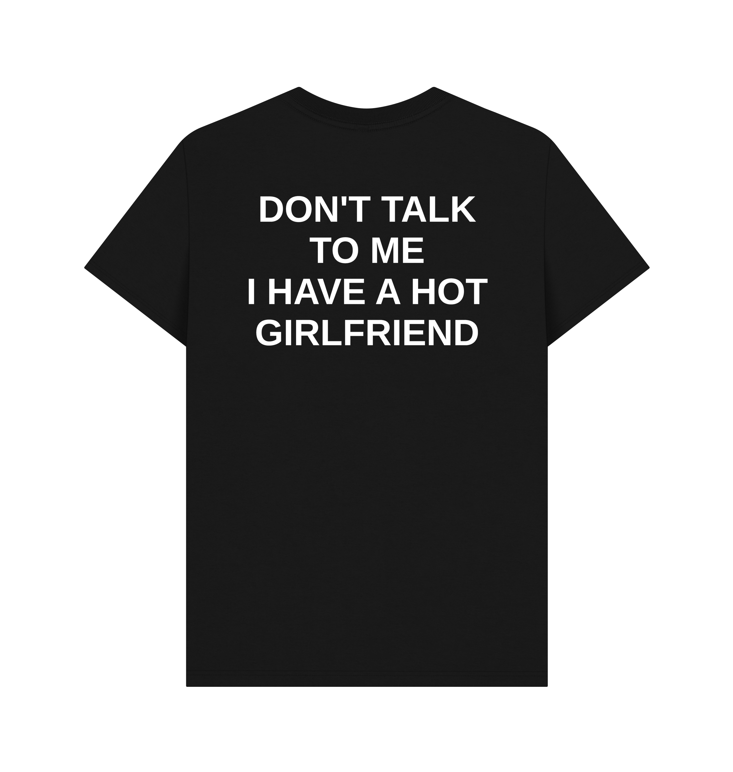 Black Printed T-shirt Back