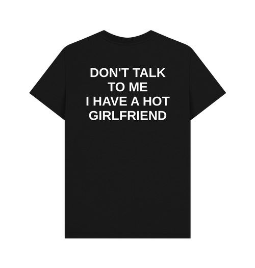 Black Printed T-shirt Back