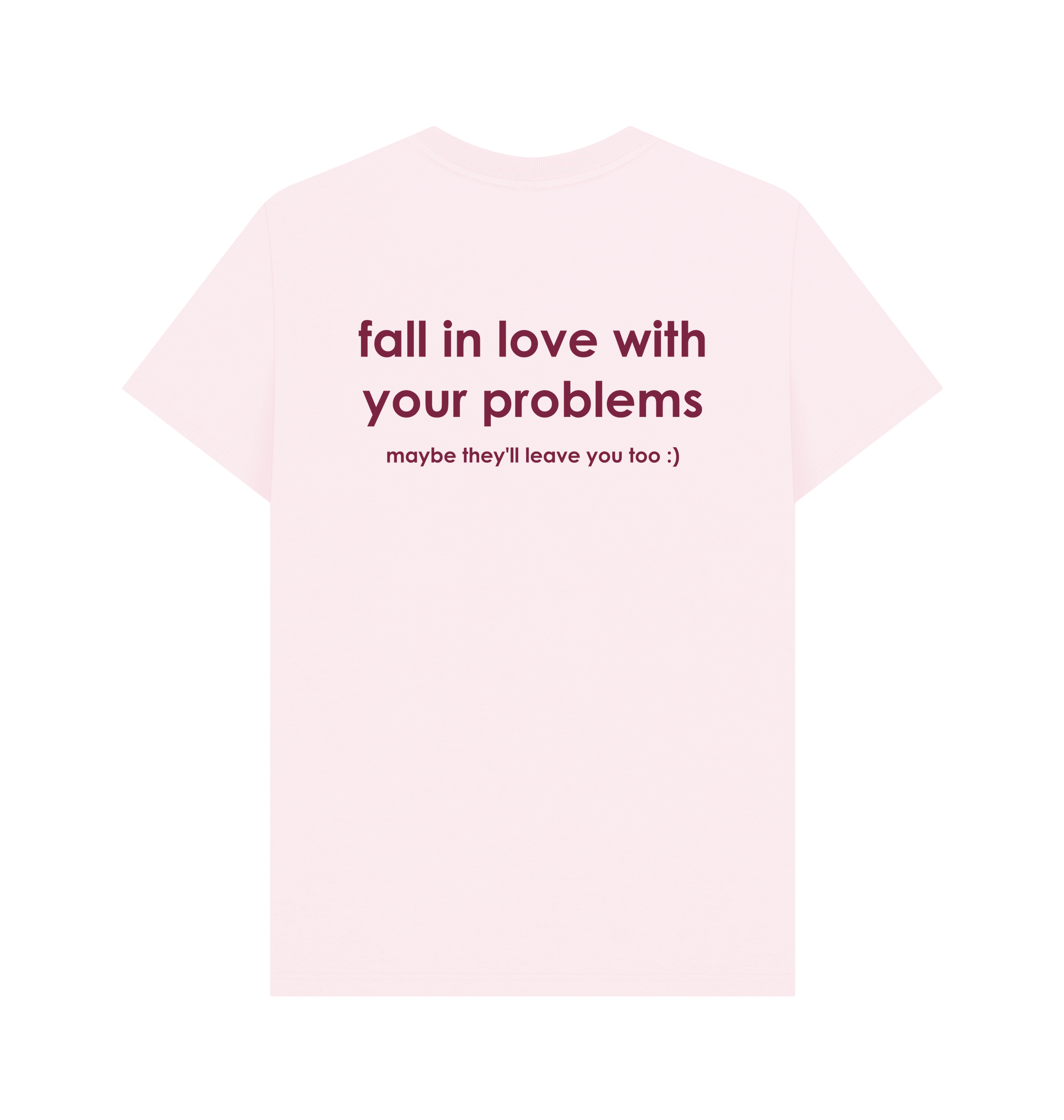 Pink Printed T-shirt Back