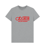 Athletic Grey Printed T-shirt Front