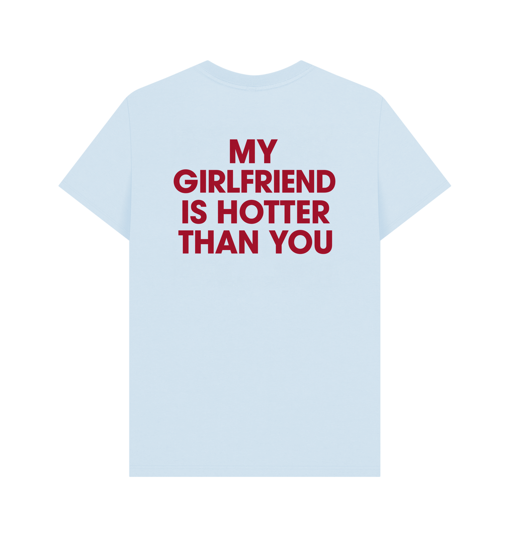 Sky Blue Printed T-shirt Back