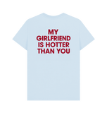 Sky Blue Printed T-shirt Back