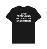 Black Printed T-shirt Back