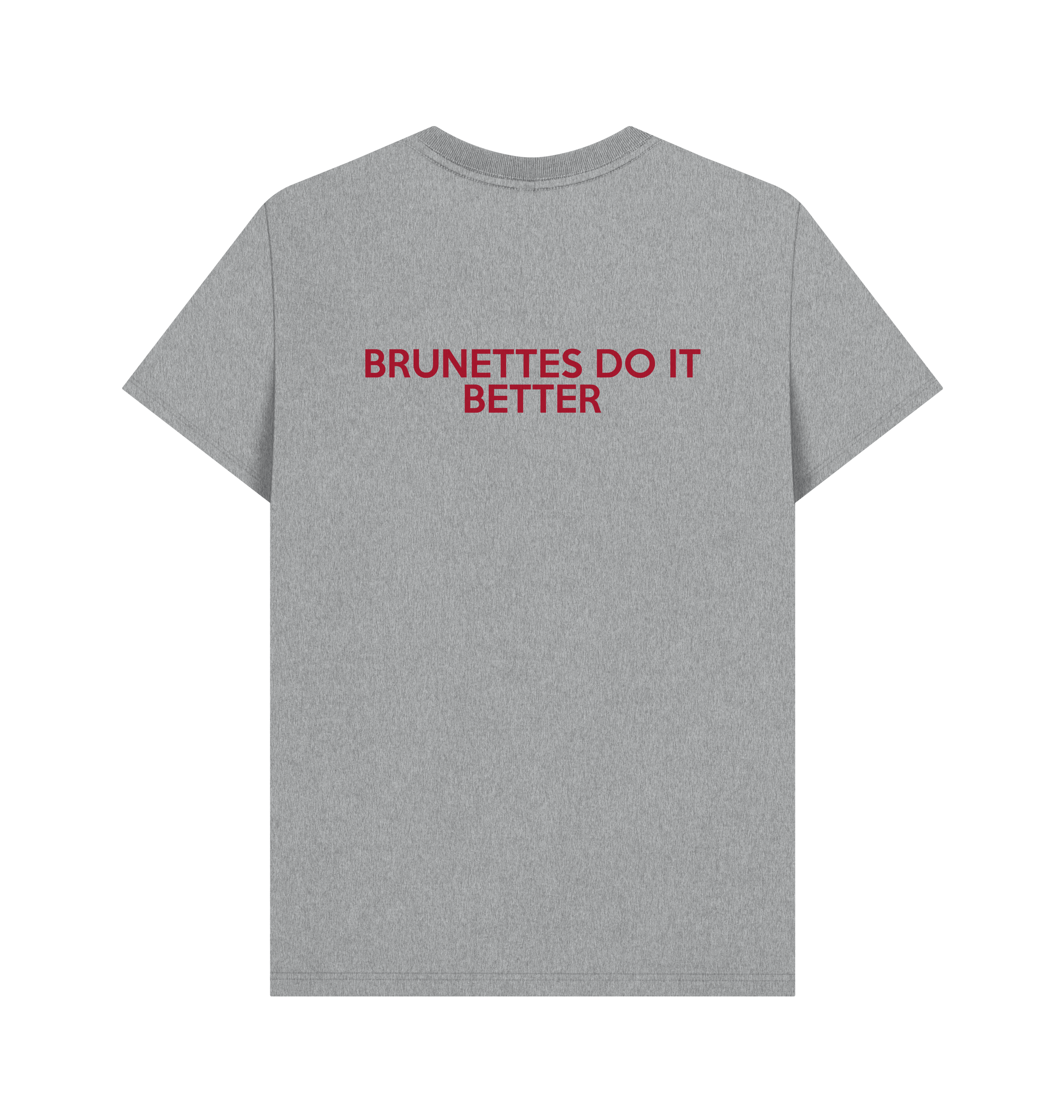 Athletic Grey Printed T-shirt Back