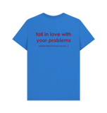 Bright Blue Printed T-shirt Back