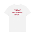 White Printed T-shirt Back