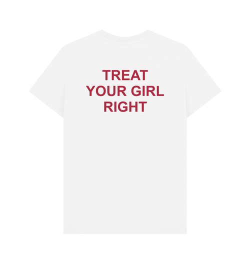 White Printed T-shirt Back