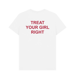White Printed T-shirt Back