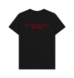 Black Printed T-shirt Back