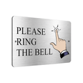 B143 PLEASE RING THE BELL Metal Aluminium Plaque Sign Door Gate House Office