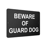 B022 BEWARE OF GUARD DOG Aluminium Composite Plaque Sign House Garden Gate Door