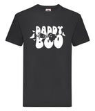 DTF010 Daddy And Me Halloween Daddy Boo Funny T-shirt Tee Black Joke