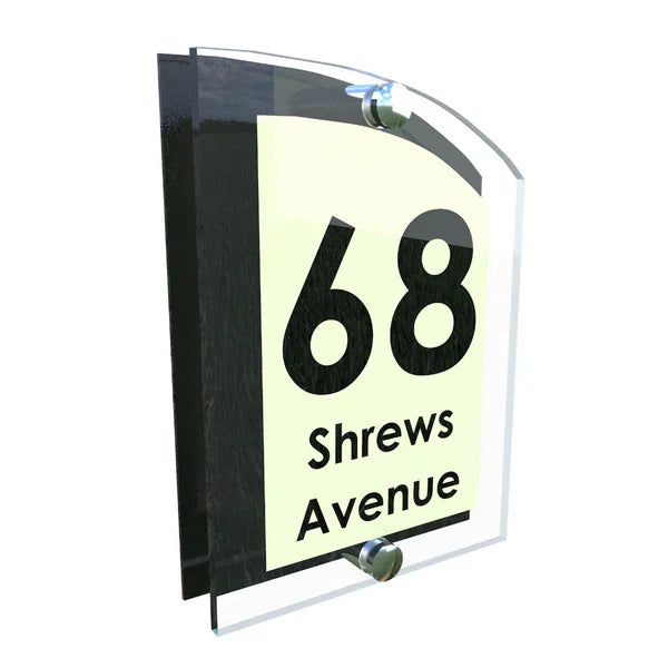 Arched home signs A5