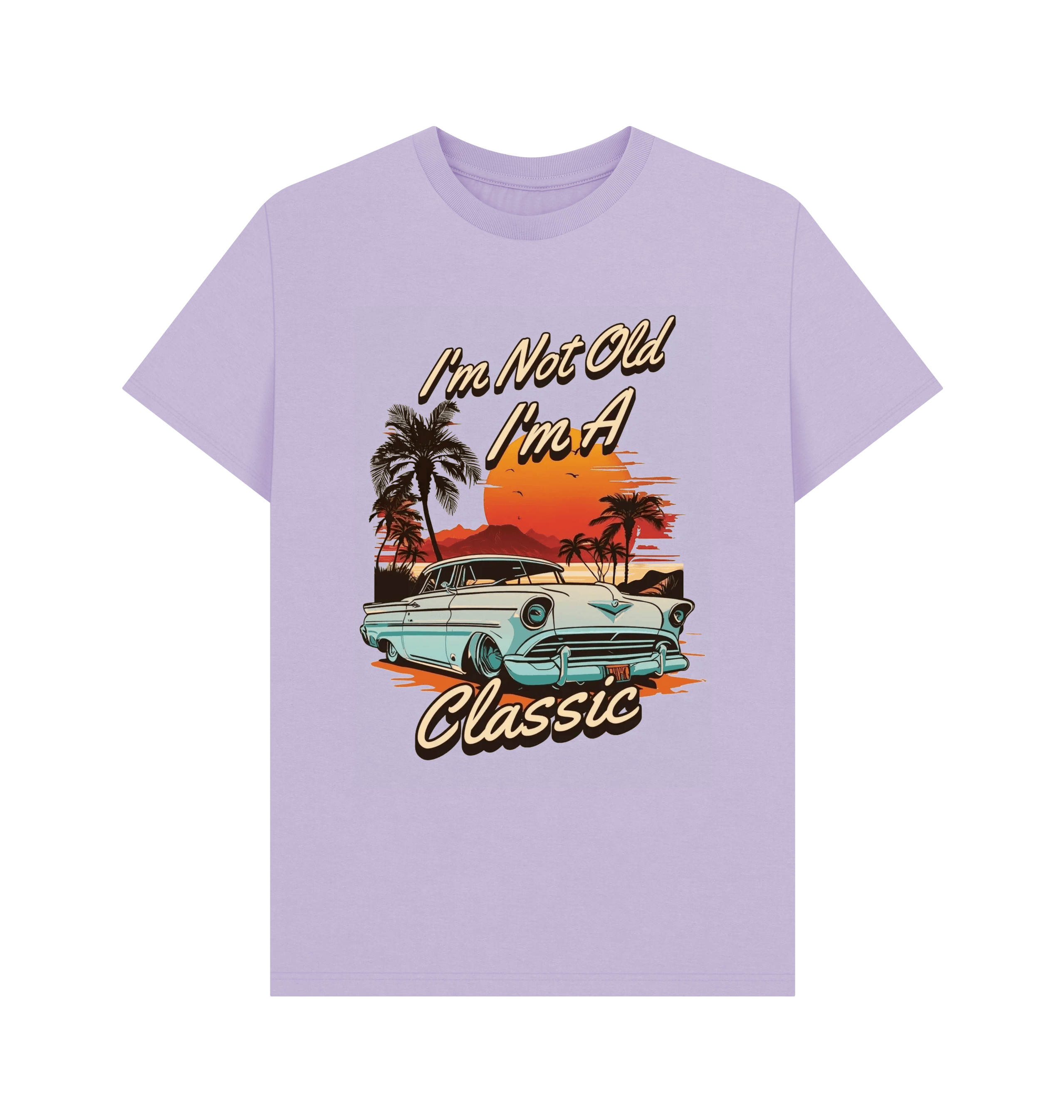 Lilac Printed T-shirt Front