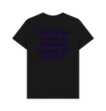 Black Printed T-shirt Back