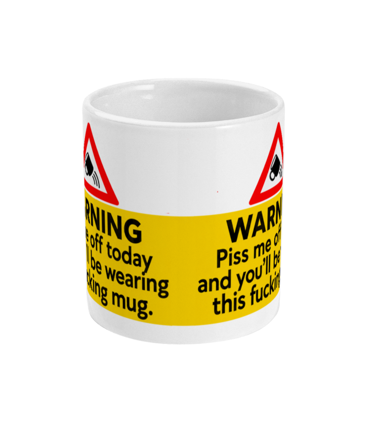 M003 Rude Boxed Mug Piss Me Off Today Funny