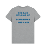 Athletic Grey Printed T-shirt Back