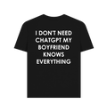 Black Printed T-shirt Back