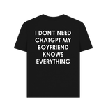 Black Printed T-shirt Back