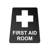 B017 FIRST AID ROOM Emergency Metal Aluminium Composite Plaque Sign Door