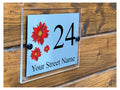 M001 Custom Personalised Modern Address Door Gate Metal Aluminium Sign Plaque