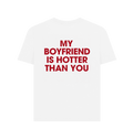 White Printed T-shirt Back