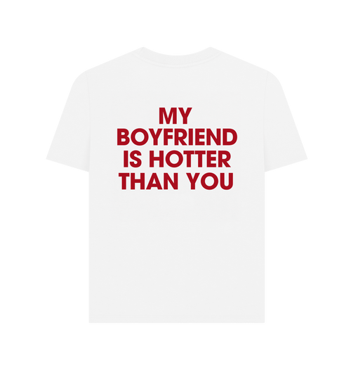 White Printed T-shirt Back