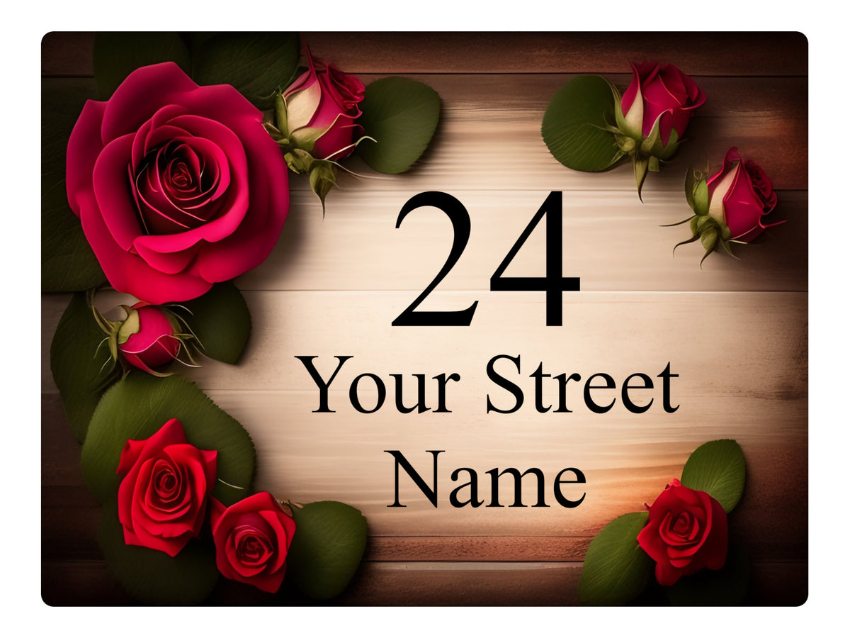 2179 Custom Personalised Address Door Gate House Metal Aluminium Sign Plaque