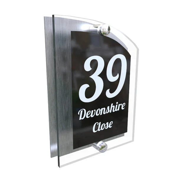 Arched home signs A5