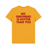 Mustard Printed T-shirt Back