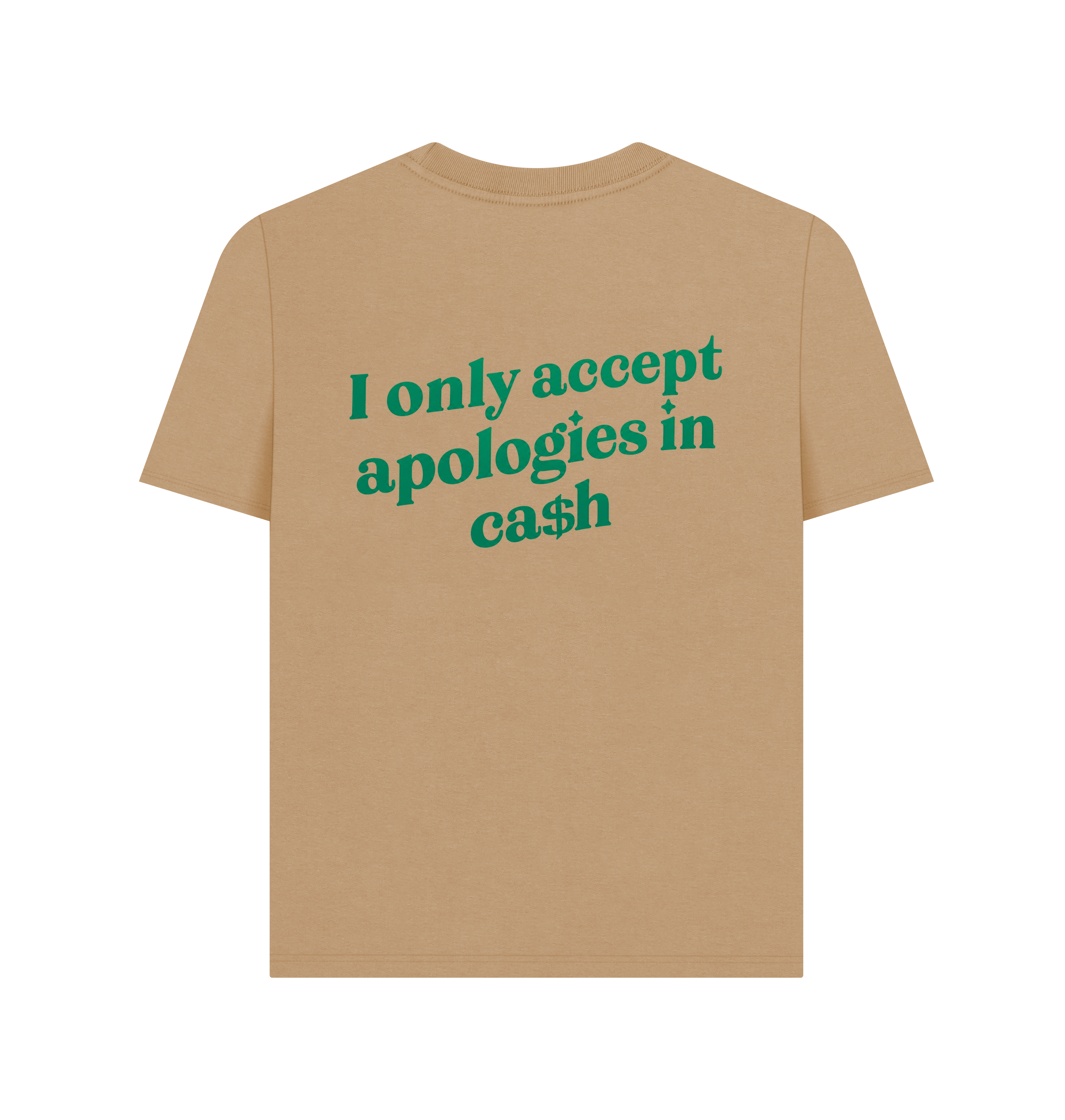 Sand Printed T-shirt Back